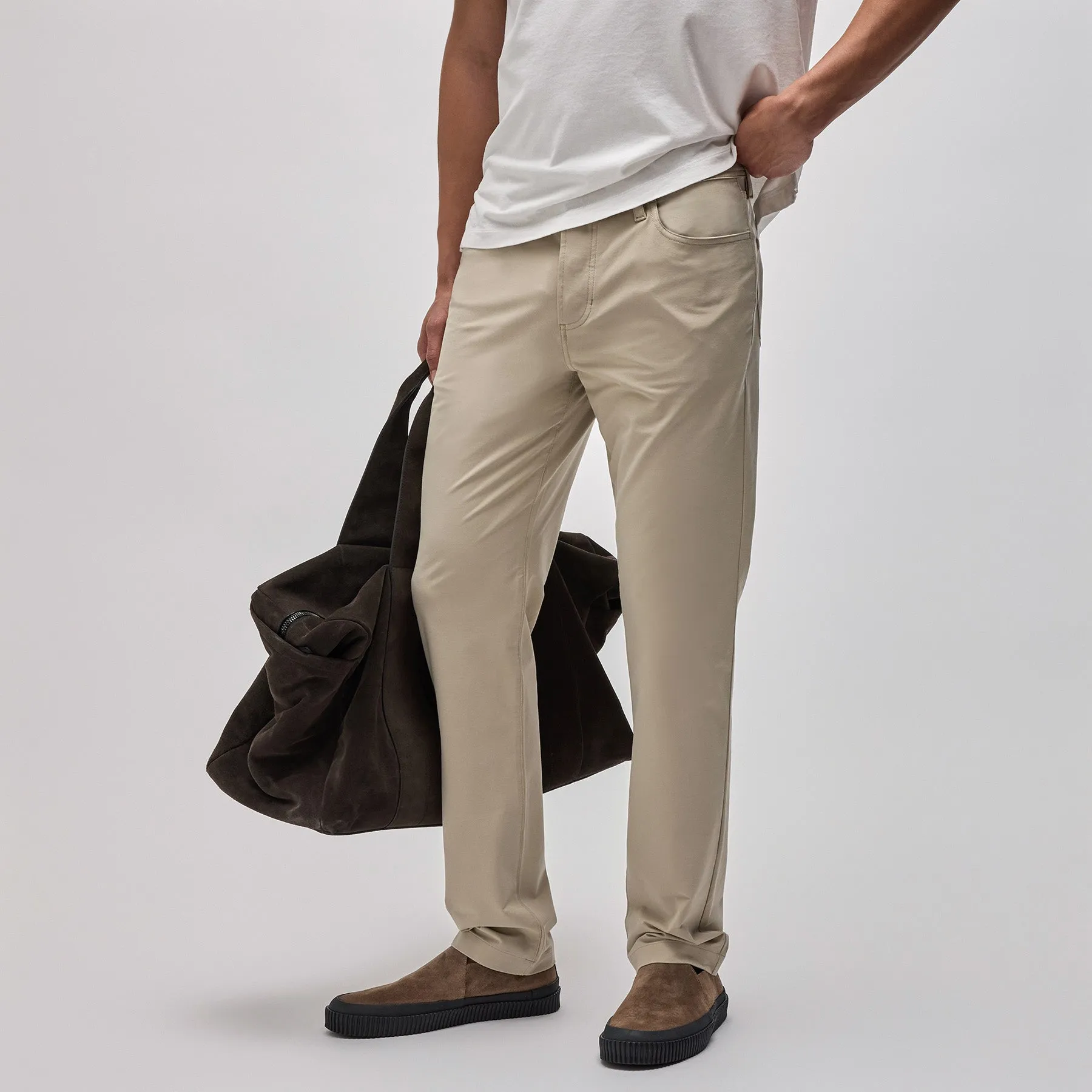 5 Pocket Performance Pant - Sand