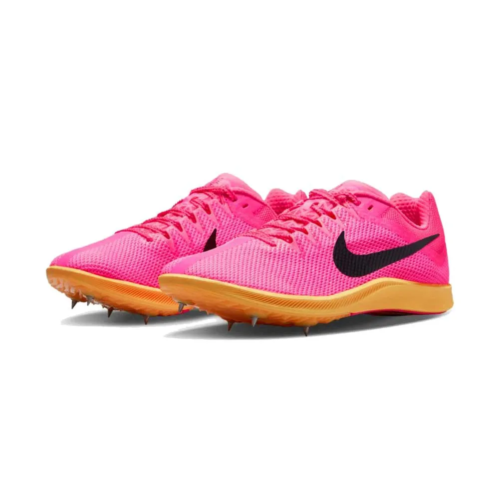 All Gender Nike Zoom Rival Distance Spikes - Hyper Pink/Black/Laser Orange - Regular (D)