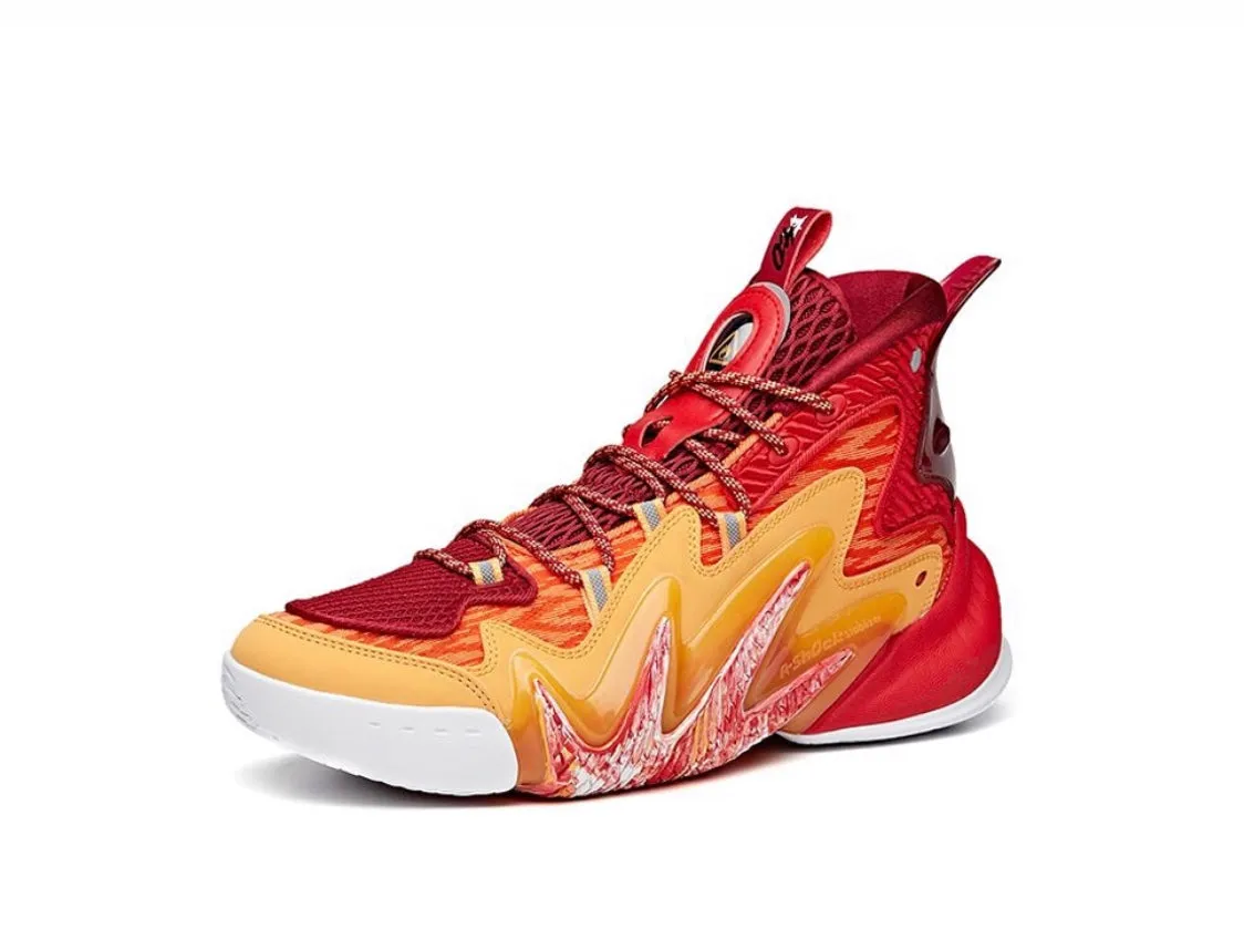 Anta Men's Shock The Game 4.0 Red/Yellow