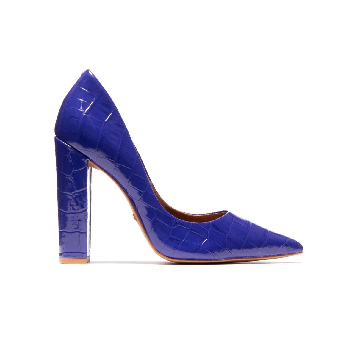 Antonella Violet Patent Croco