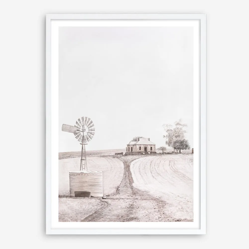 Australian Farm I Art Print