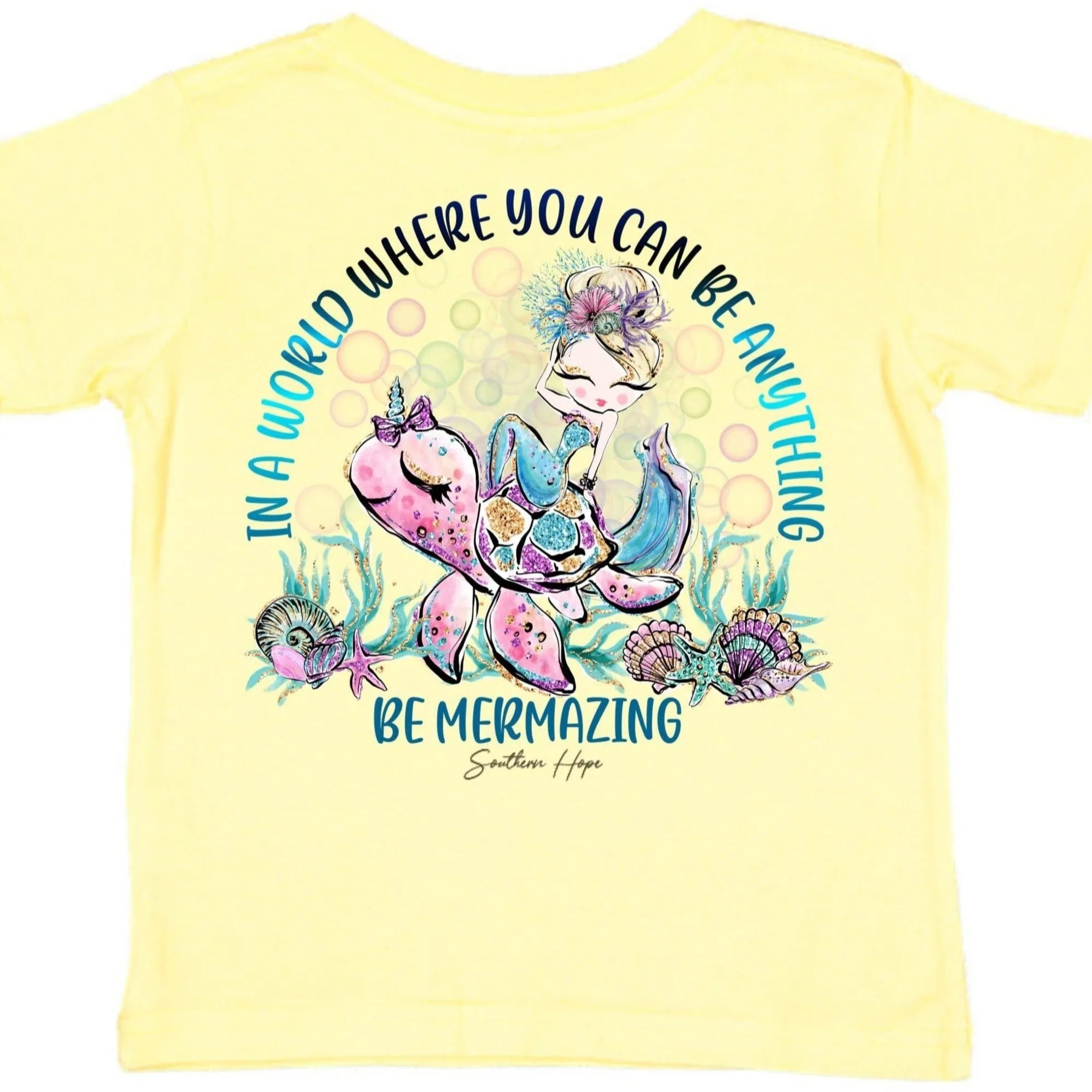 Be Mermazing Short Sleeve Girls Tee (D)