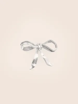 Bow Clip Silver