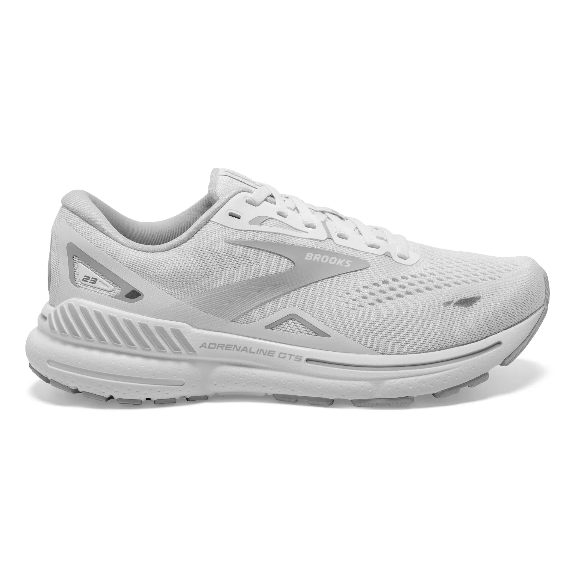 Brooks Adrenaline GTS 23 White Oyster Silver Women's