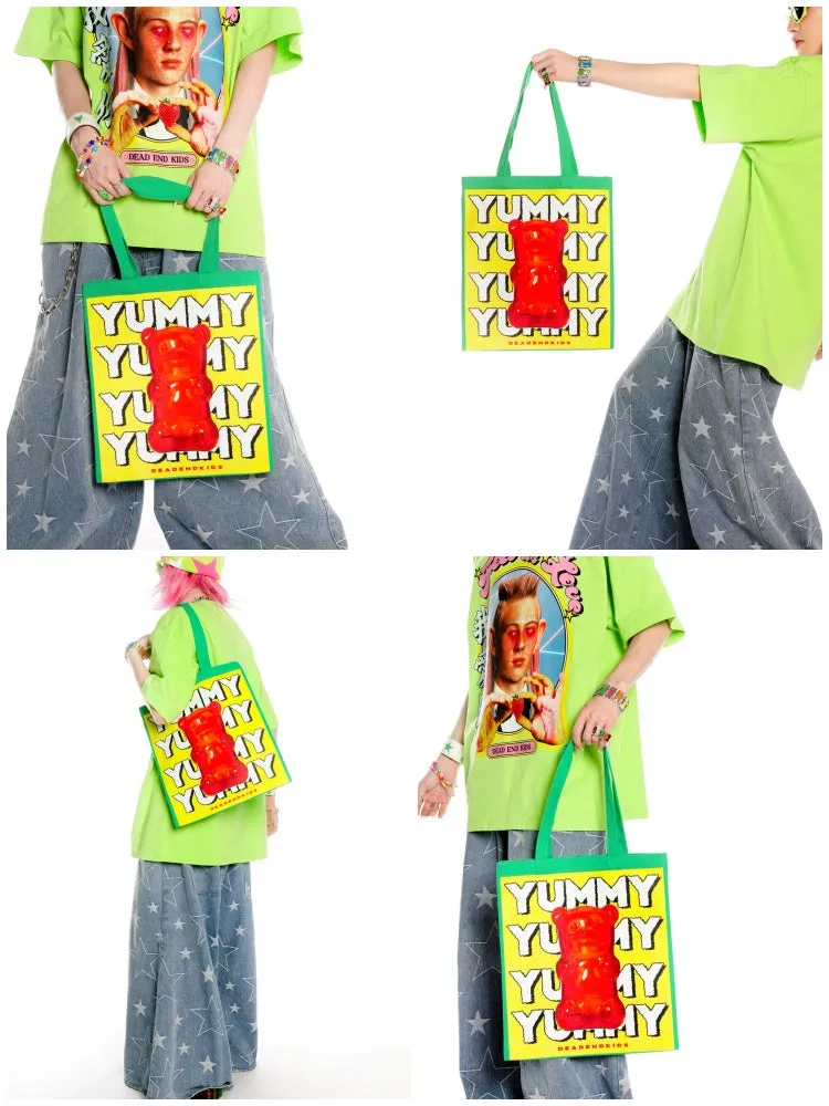 Colorful Large Canvas Tote Bag【s0000003886】