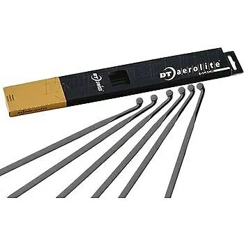 DT Swiss Aerolite Spokes 2.0 / 2.3 - 0.9 / 2.0 - Black - All Sizes