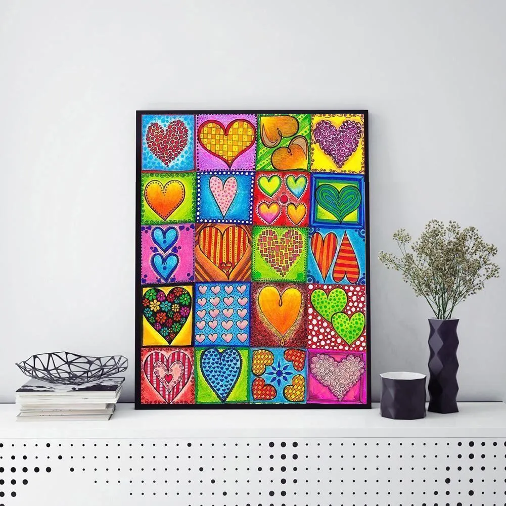 Heart DIY Full Drill Diamond Painting