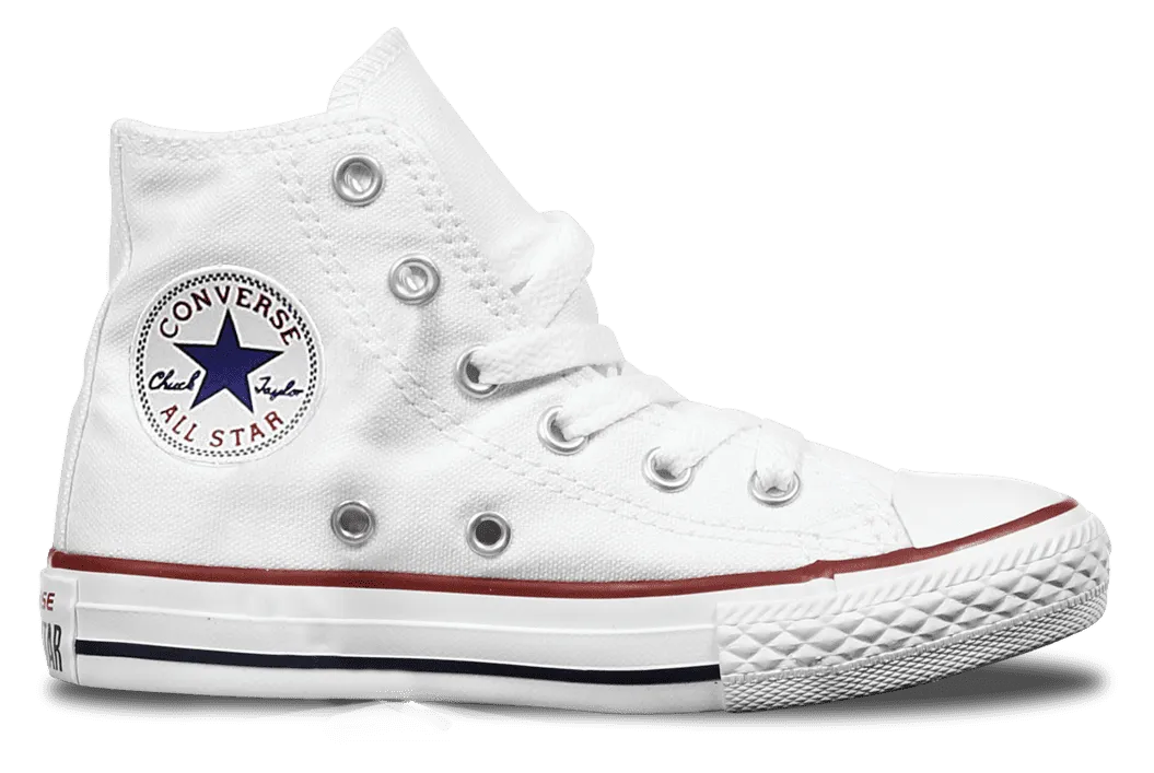 High Top Custom Converse Chuck Taylor Youth Shoe - Classic White - panel 4