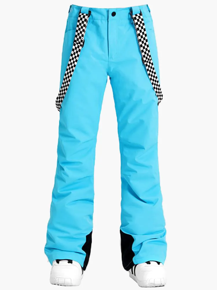 Highland Bib Snowboard & Ski Cyan Pants For Women