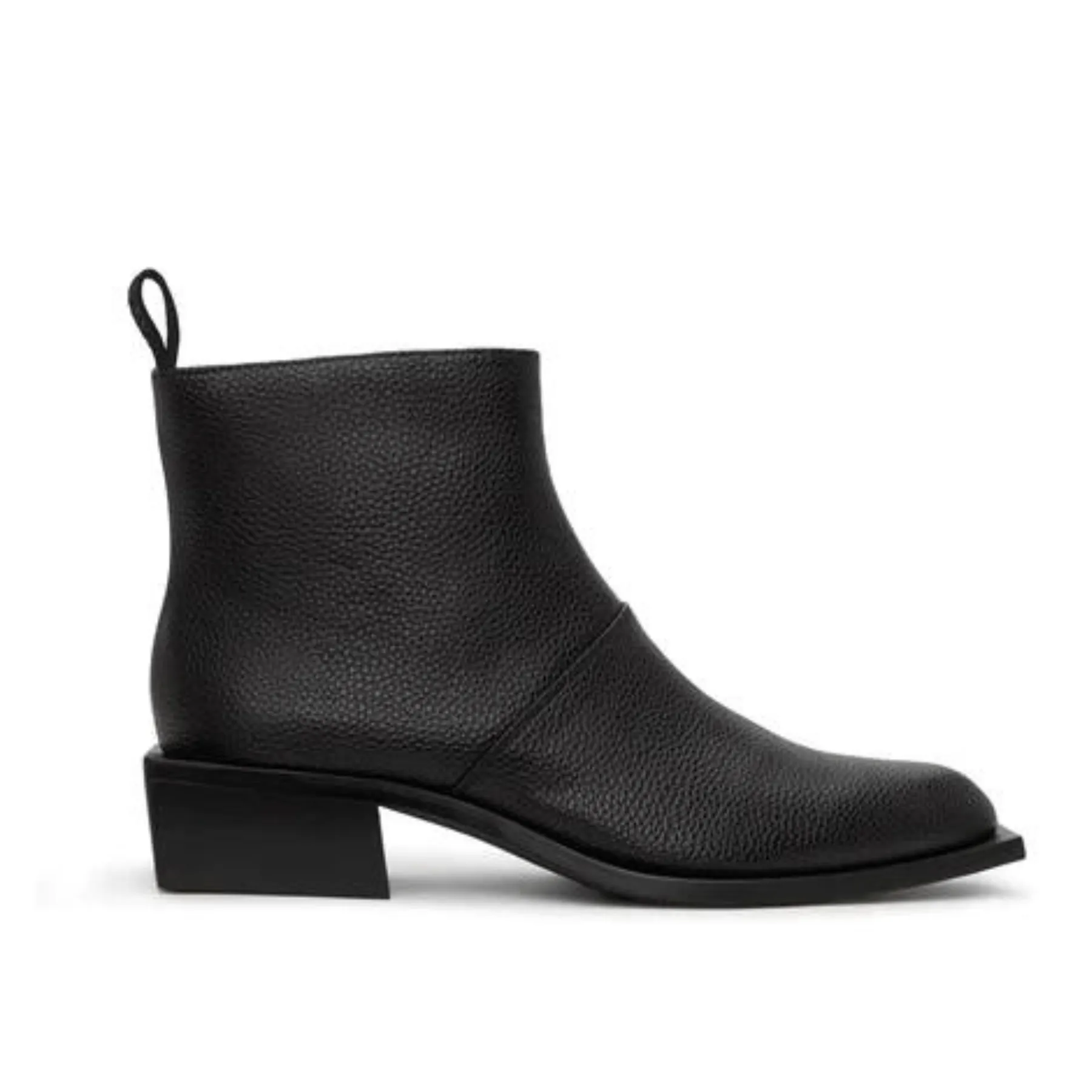 'Otis' men's vegan boots with edgy geometric outersole by Matt and Nat - black