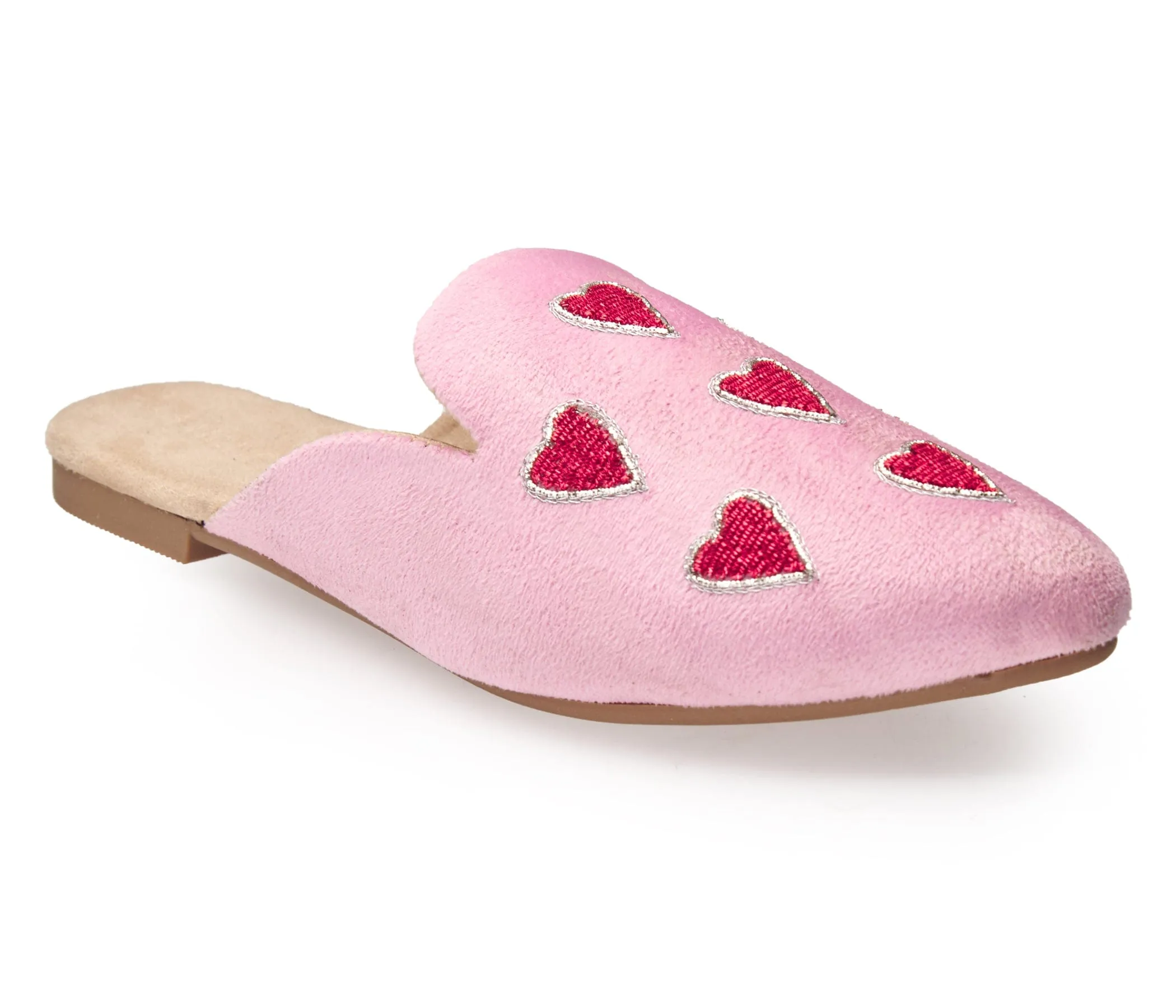 Red Heart Mules - Pink