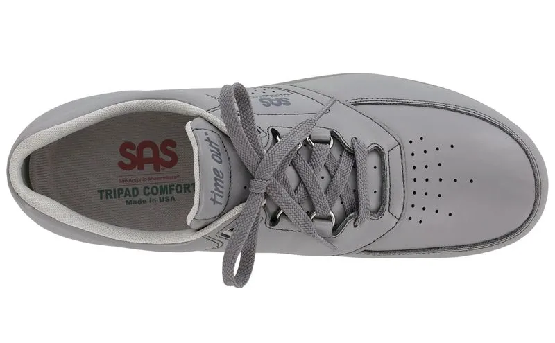 TIME OUT GREY | SAS Men's Grey Time Out Walking Shoe-TIME OUT012-Made in USA-Brandy's Shoes