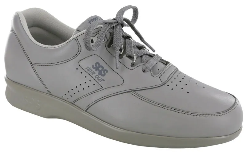 TIME OUT GREY | SAS Men's Grey Time Out Walking Shoe-TIME OUT012-Made in USA-Brandy's Shoes