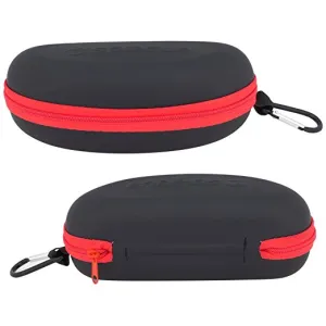 Waterproof Sunglasses and Eyeglasses Case - Durable, Hard EVA Zippered Glasses Holder with Back Pack Clip - by Splaqua