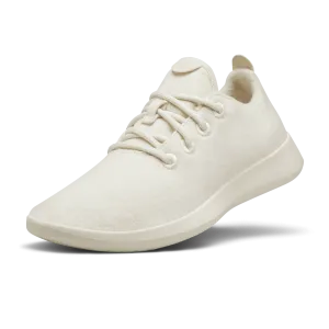 Women's Wool Runners - Natural White (Cream Sole)